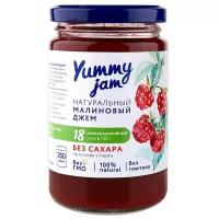 Джем Yummy jam натуральный малиновый без сахара, банка