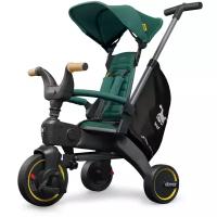 Велосипед детский складной трехколесный DOONA LIKI TRIKE S5 с 10 месяцев, ультракомпактный с родительской ручкой. Цвет: Racing Green