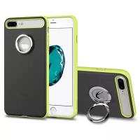 Чехол накладка с кольцом Rock Ring Holder Case M2 для для Apple iPhone 7 Plus/8 Plus - черный, лимонный