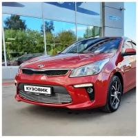 Бампер передний в цвет кузова Kia Rio 4 Киа Рио PR2 - SCARLET RED - Красный