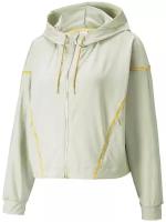 Ветровка/Puma/52172333/PUMA X FRIDA KAHLO FZ HOODIE/зеленый/M