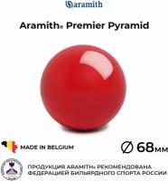 Бильярдный шар-биток 68 мм Арамит Премьер Пирамид / Aramith Premier Pyramid 68 мм красный 1 шт