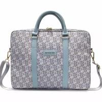 Сумка Guess G CUBE Bag для ноутбуков 15-16 дюймов, голубая