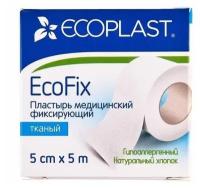 Пластырь медицинский фиксирующий EcoFix 5см х 5м