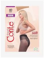 Колготки Conte Elegant Bikini, 40 den, размер 3, natural