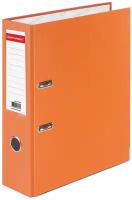 BRAUBERG папка-регистратор А4 с покрытием из ПВХ и уголком, 80 мм, оранжевая