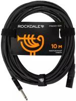 Кабель XLR male - mono jack male ROCKDALE MN001-10M (10 м)