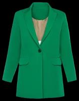 Пиджак женский, цвет зеленый, размер 42-44