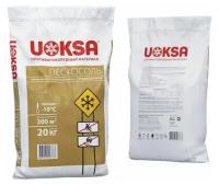 Материал противогололёдный, комплект 6 шт., песко-соляная смесь, 20 кг UOKSA Пескосоль, мешок