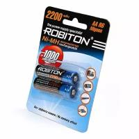 Аккумулятор ROBITON LR6 AA 2200 mAh (уп 2 шт)