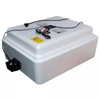 Инкубатор для яиц Несушка на 77 яиц с автоматическим переворотом, цифровым терморегулятором и гигрометром (220/12В)