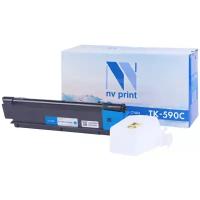 Тонер-картридж NV Print NV-TK590C для Kyocera FS-C2026MFP, C2126, C2526MFP, C2626, C5250DN (совместимый, голубой, 5000 стр.)