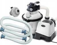 Песочный фильтрующий насос для бассейна 4000 л/ч, Sand Filter Pump SX1500, Intex 26644