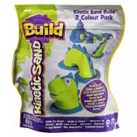 Кинетический песок Kinetic Sand Build, 2 цвета