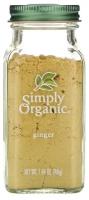 Simply Organic, Органический Имбирь, 46 г (1,64 унции)