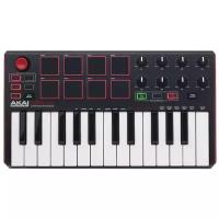 Akai Pro MPK Mini MK3 USB миди клавиатура с уменьшенными клавишами, 25 клавиш,8 MPC пэдов, 8 ручек для микширования