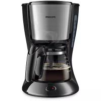 Кофеварка капельная Philips HD7462 Daily Collection, черный/металлик