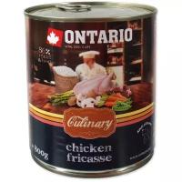 Влажный корм для собак Ontario Culinary Fricasse, курица