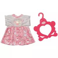 Zapf Creation Платье для куклы Baby Annabell 700839 белый/розовый