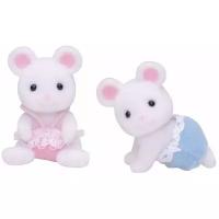 Фигурки фигурка Sylvanian Families Белые мышата-двойняшки 3221