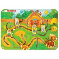 Развивающая игрушка Woodlandtoys Лабиринт Пара.Колобок 19,5*27,5