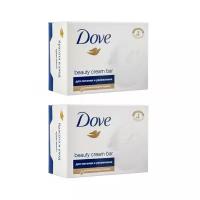 Dove Крем-мыло кусковое Красота и уход, 2 шт., 90 г