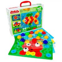 Мозаика для самых маленьких Рыбка d40 4 цв 34 эл BABY TOYS 02516ДК