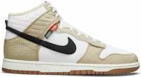 Кроссовки NIKE Dunk, демисезон/зима, размер 8 US, бежевый