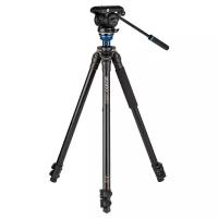 Benro A2573FS4PRO штатив с видеоголовой серии 2/3 секциионный/зажим - клипсы/алюминий