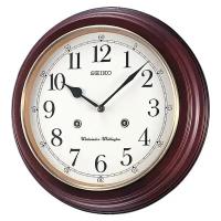 Часы настенные кварцевые SEIKO QXH202Z коричневый светлый 31.4 см