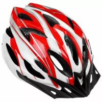 Шлем велосипедиста, размер L (56-63см), цвет красный 9382894