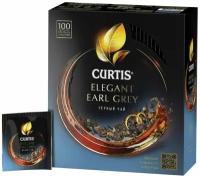 Чай черный Curtis Elegant Earl Grey в пакетиках, бергамот, цитрус, 200 г, 100 пак