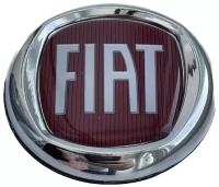 Эмблема Fiat / Фиат красная 75 мм