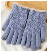 Перчатки женские, перчатки осенние, перчатки демисезонные, перчатки зимние, перчатки тёплые, Touch, Loving hand нежность, серый