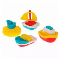 Игрушки для ванной Без бренда Набор для купания «Кораблики», 4 шт