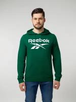 Толстовка Reebok, размер M, зеленый