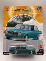 Детская Машинка Mattel в масштабе 1:64 HW Premium Редкая модель автомобиля Volvo 142 GL из серии AutoStrasse