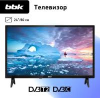 LED телевизор BBK 24LEM-1014/T2C черный