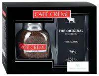 Подарочный набор Кофе растворимый Cafe Creme 90 г + шоколад BUCHERON The ORIGINAL 72% какао