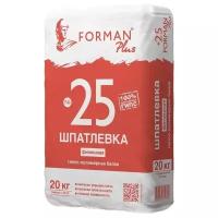 Шпатлевка Forman 25, белый, 20 кг