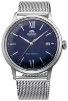 Наручные часы ORIENT Automatic Наручные часы Orient RA-AC0019L10B, серебряный, синий