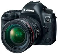 Фотоаппарат Canon EOS 5D Mark IV Kit EF 24-70mm F/4 L IS USM, черный