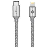 Кабель Partner USB Type-C - Lightning (038387), серый