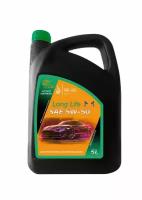 Моторное масло QC OIL Long Life SAE 5W-50 SN/CF металлоплакирующее синтетическое, канистра 5л