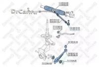 STELLOX 51-00118-SX_наконечник рулевой правый Audi 100/A6/V8 83-97