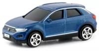 Легковой автомобиль RMZ City Volkswagen T-Roc 2018, 344040S 1:64, 7.3 см, синий