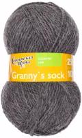 Пряжа Granny`s sock W (Бабушкин носок ЧШ) 100% шерсть 250м/100гр маренго (42)