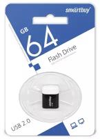 Флеш-накопитель USB 2.0 Smartbuy 64GB LARA Black (SB64GBLARA-K)