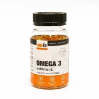 Омега-3, льняное масло с витамином Е, капс. 350 мг, 360 шт (комплект из 3 шт)