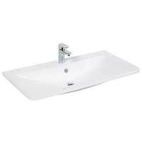 Раковина керамическая BelBagno BB900/455-LV-MR-ALR 900х455х145 Полувстраиваемая/подвесная, цвет белый